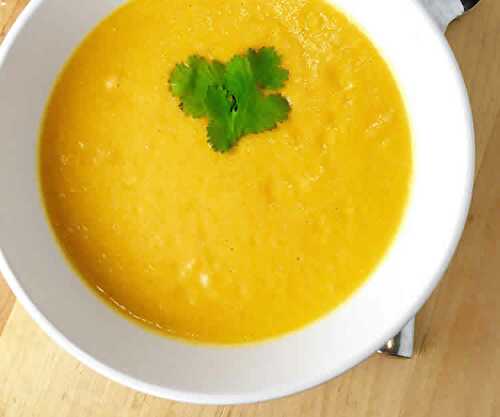 Soupe de carottes lait de coco au cookeo - un velouté pour diner.