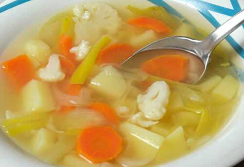 Soupe de legumes varies - recette facile pour votre soupe.