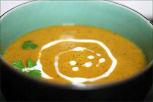 Soupe de lentilles corail avec thermomix - recette facile