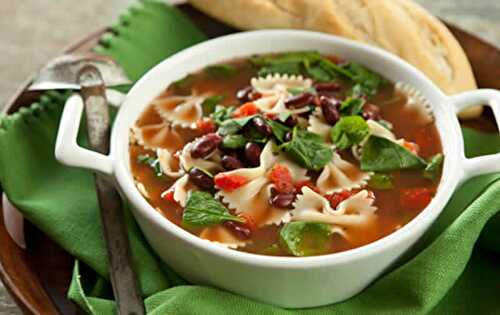 Soupe de pates farfalle cookeo - un repas réchauffant et sain