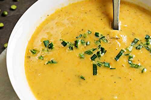 Soupe de poireaux et carottes au thermomix - recette thermomix.