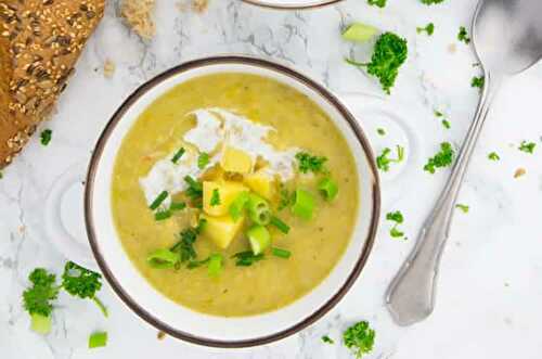 Soupe de pommes de terre vegan - elle s'invite à toutes les tables,