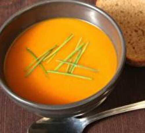 Soupe de potiron - recette facile pour cette soupe faite maison.