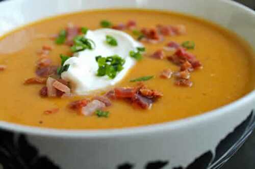 Soupe pancetta chorizo companion - recette facile et délicieuse.