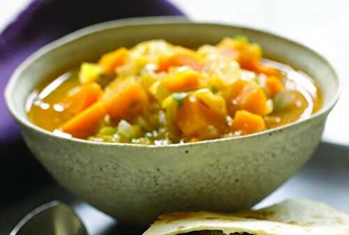 Soupe patates douces et poireaux - pour votre dîner