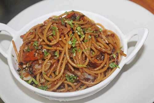 Spaghettis à la chinoise - votre plat de dîner asiatique
