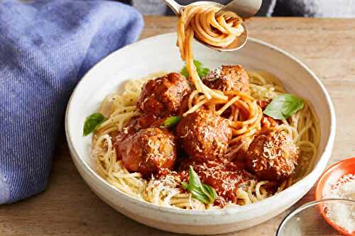 Spaghettis et viande hachée avec moutarde cookeo - recette cookeo