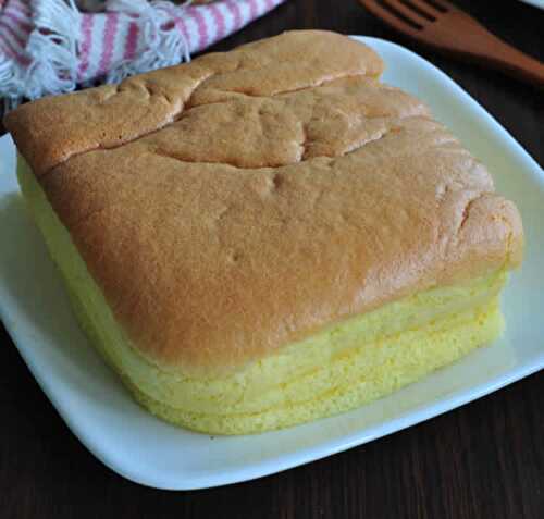 Sponge cake à la vanille au thermomix - recette gâteau facile.