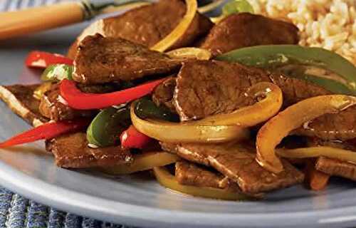 Steak poivrons cookeo - un plat ideal avec les pâtes ou le riz