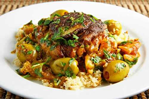 Tajine de poulet aux olives au cookeo - votre plat principal.