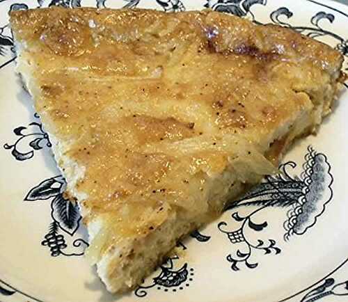 Tarte à l'oignon et la crème au thermomix - recette thermomix facile.