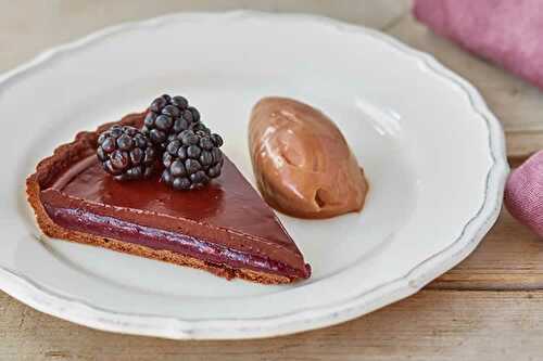 Tarte au chocolat et framboise au thermomix - dessert thermomix.