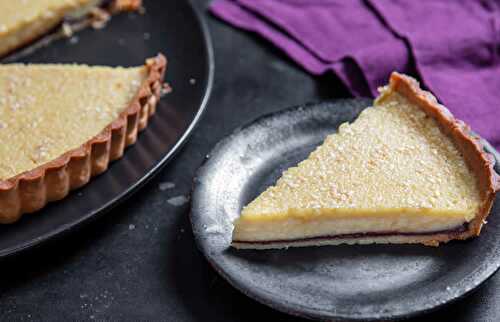 Tarte au chocolat et sésame blanc - gâteau pour votre dessert