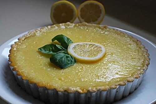 Tarte au citron et basilic au thermomix - un délicieux gâteau pour vous.