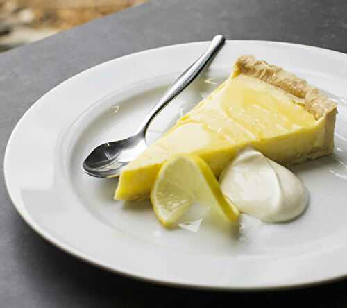 Tarte au citron facile au thermomix - votre dessert au thermomix.