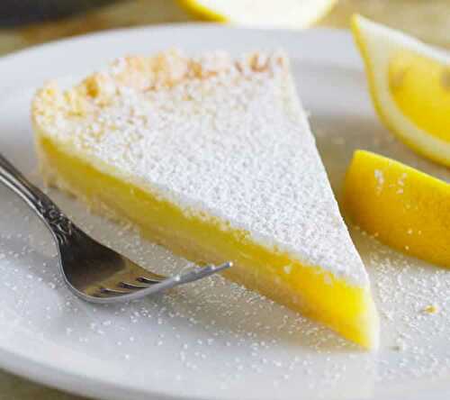 Tarte au citron facile - une recette rapide pour votre dessert