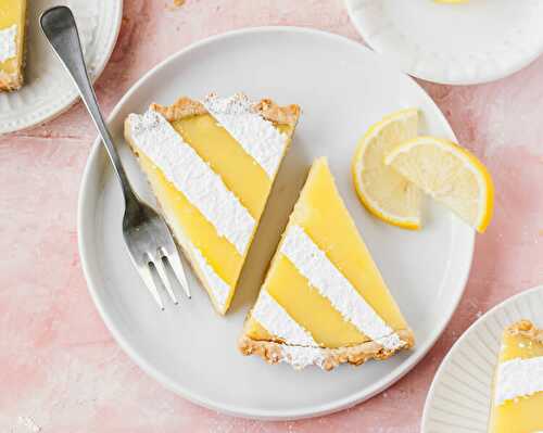 Tarte au citron simple - pour votre dessert ou goûter.