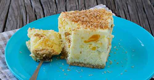 Tarte aux ananas sans cuisson - gâteau pour votre dessert.