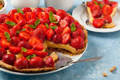 Tarte aux fruits rouges - un délice pour votre dessert.