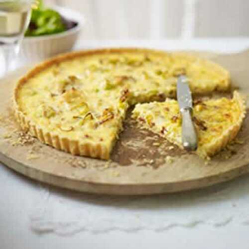 Tarte aux poireaux - recette facile pour votre entrée de repas.