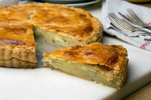 Tarte aux pommes de terre - recette tarte maison très facile