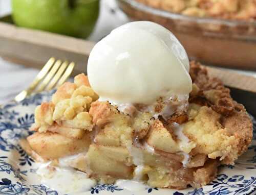 Tarte aux pommes sans pâte au thermomix - recette dessert.