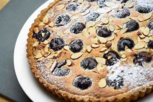 Tarte aux pruneaux et amandes au thermomix - recette thermomix.