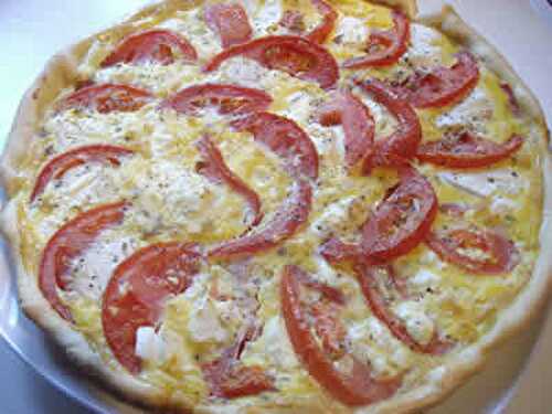 Tarte chevre et tomate - recette facile pour vous à la maison