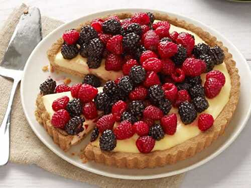 Tarte chocolat blanc fruits rouges thermomix - une tarte irrésistible.