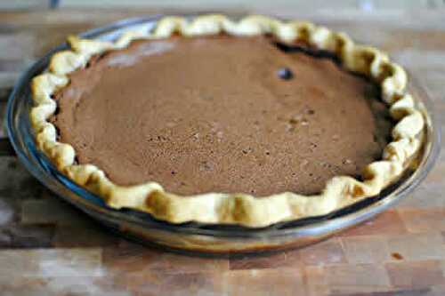 Tarte chocolat express - recette facile pour votre dessert.