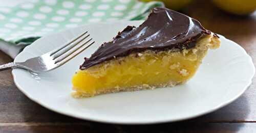 Tarte citron chocolat au thermomix - recette gâteau dessert.