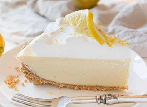 Tarte citron et sans cuisson - recette facile pour votre dessert.