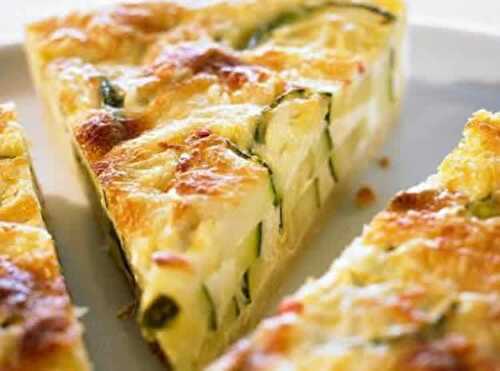 Tarte courgette et fromage chèvre avec thermomix - recette thermomix.