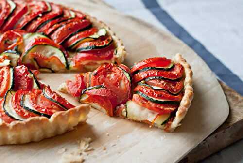 Tarte courgette tomate - recette pour votre plat principal