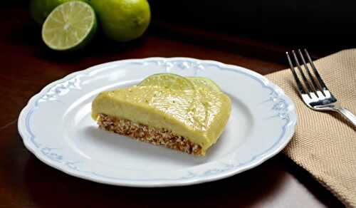 Tarte crue avocat citron et cajou avec thermomix - dessert thermomix.