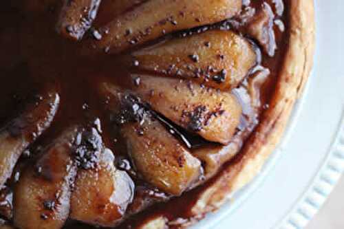 Tarte tatin chocolat - recette facile pour vous à la maison.