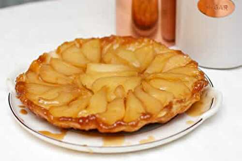 Tarte tatin poires - recette facile pour votre gâteau dessert.