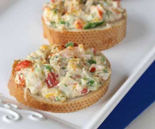 Tartelettes apéritives crabe et crevettes - à servir lors de vos réceptions