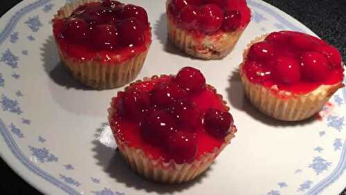 Tartelettes au cerise et au fromage - pour votre dessert ou goûter.