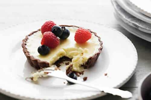 Tartelettes au chocolat - un dessert séduisant et appétissant.