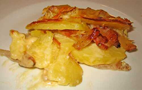 Tartiflette facile au cookeo - délicieux plat de pommes de terre au fromage