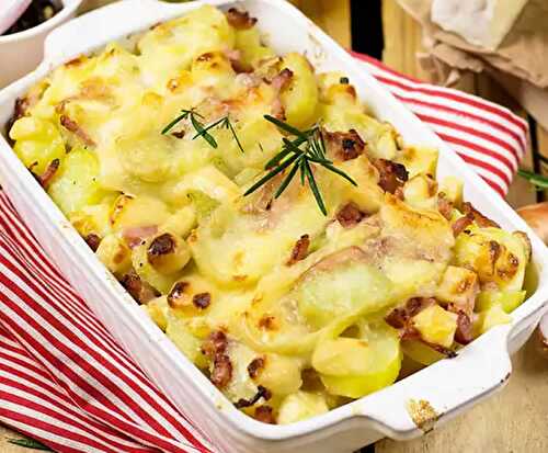 Tartiflette maison facile au cookeo - délicieux plat au cookeo.