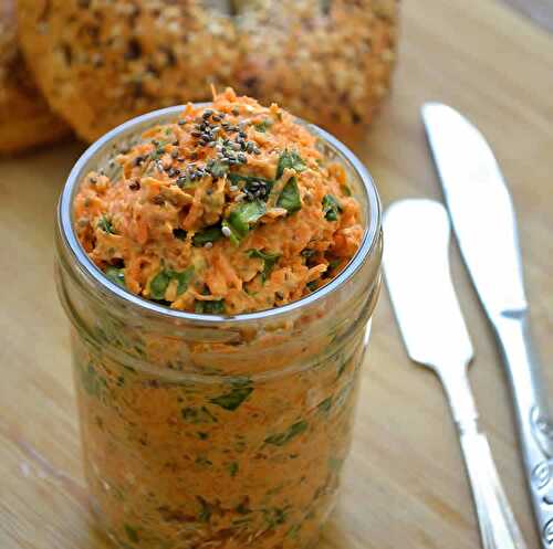 Tartinade aux épinards aux carottes - pour accompagner vos sandwichs