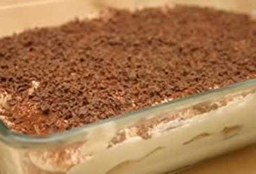 Tiramisu aux speculoos - recette facile pour votre dessert.