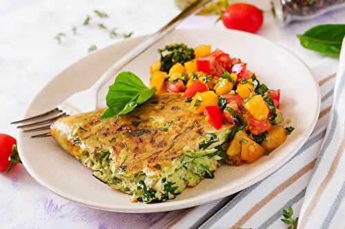 Tortilla de courgettes au thermomix - pour vos légumes sautées