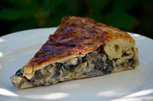 Tourte aux cepes - recette facile à cuisiner chez vous