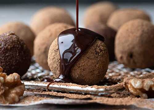 Truffes de chocolat au thermomix - un délice pour votre dessert.