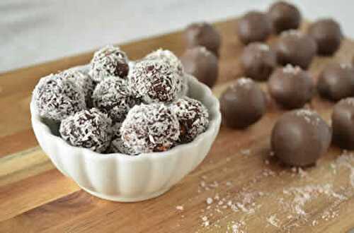 Truffes en chocolat - recette maison facile pour vous.