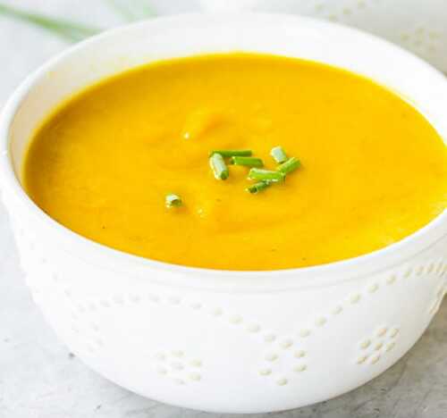 Velouté aux 6 légumes au thermomix - soupe légère pour votre dîner