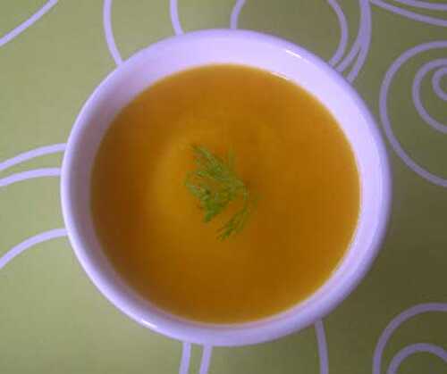 Veloute de carottes poireaux avec thermomix - recette facile